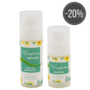 Ringelblumen Handcreme für sensible Haut ohne Silikone und PEGs - MT Naturprodukte