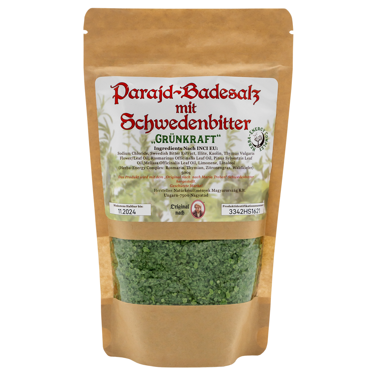 MT Naturprodukte Badesalz mit 100 ätherischen Ölen und grüner