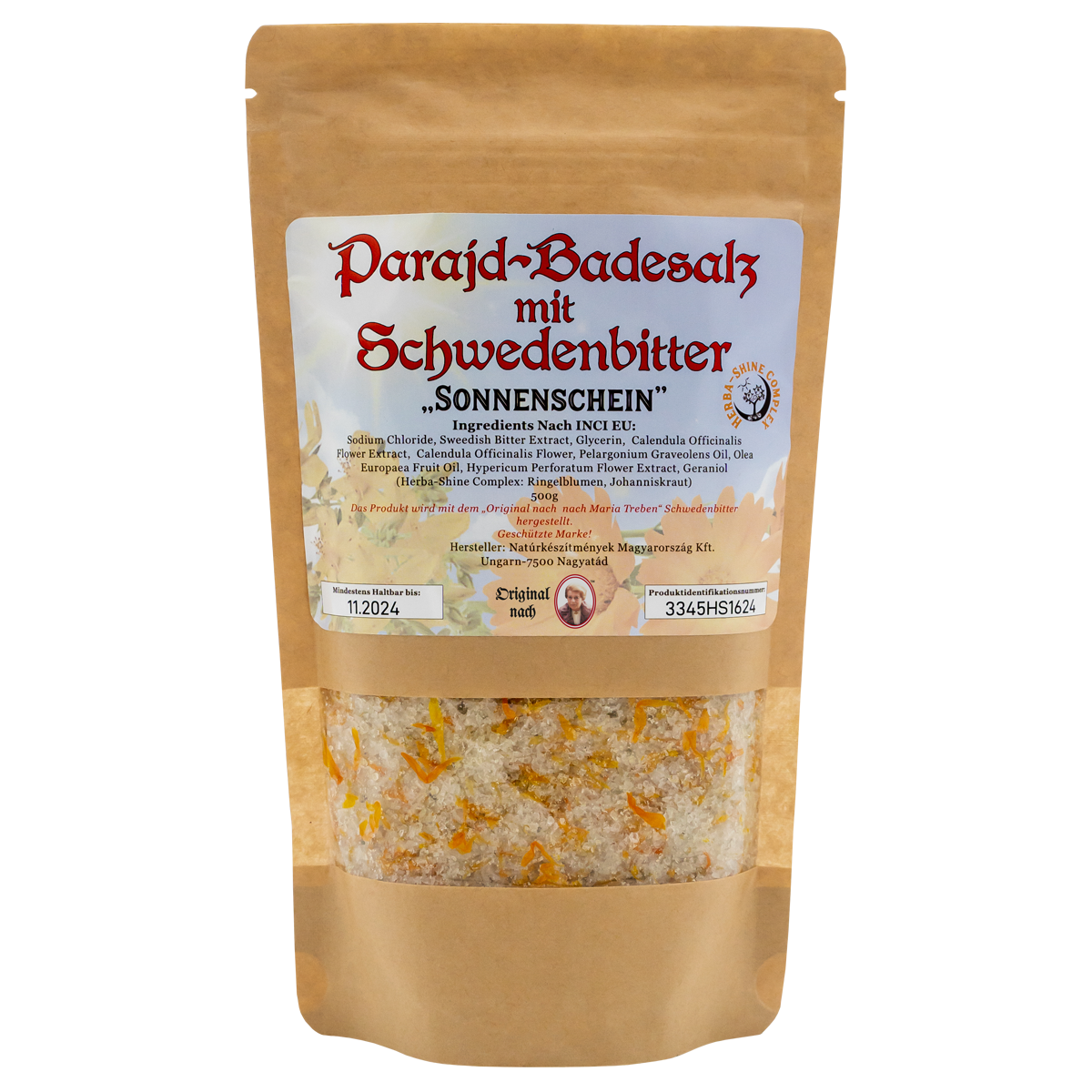 MT Naturprodukte Badesalz mit Ringelblume und Geranienöl MT