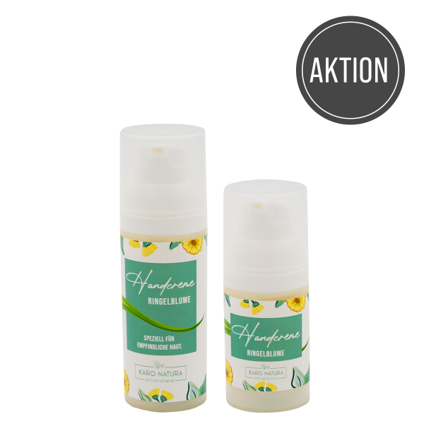 Ringelblumen Handcreme für sensible Haut ohne Silikone und PEGs - MT Naturprodukte