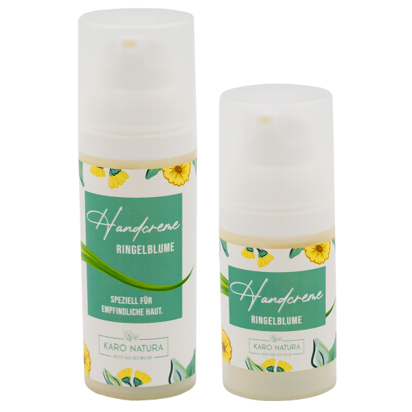 Ringelblumen Handcreme für sensible Haut ohne Silikone und PEGs - MT Naturprodukte
